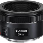 Canon EF 50mm f/1.8 STM Lens, Black, Compatible with Canon EOS DSLR Cameras