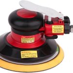 Professional Air Random Orbital Palm Sander, Dual Action Pneumatic Sander, Low Vibration, Heavy Duty … (6 inch)