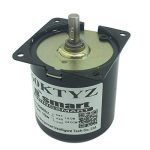 Bringsmart 60ktyz 5rpm Ac Motor Low Noise Gearbox Electric Motor Barbecue High Torque Low Speed 110V Synchronous AC Reduction Motor (110V 5rpm)