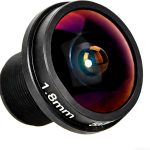 Sonew 1.8mm 180° Wide Angle Board Lens, HD 5mp Fisheye View CCTV Wide Angle Camera for CCTV Cameras