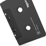 Arsvita Car Audio Bluetooth Wireless Cassette Adapter, Black