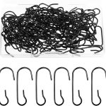 Hotop 120 Pcs Halloween Ornament Hooks Black Ornament Hangers