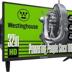 Westinghouse 32 Inch TV with DVD Player Built in, HD LED Small Flat Screen Non-Smart Television DVD Combo, RV Camper, Works w/Fire Stick, Roku, Apple TV, TiVo, Xumo, & Streaming Devices (2026 Model)