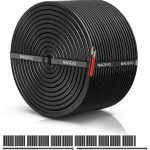 NAOEVO 18 Gauge Wire 2 Conductor, 18 Gauge Automotive Wire 12V Cable, 100FT