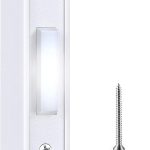 Saillong 1 Piece Lighted Doorbell Button, White, White Light
