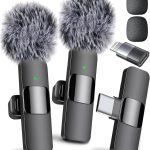 Mini Mic Pro (Latest Model – #1 Microphone for iPhone & Android, Wireless Mini Microphone, Clear Voice, Noise Cancelling, Lavalier Mic for TikTok, YouTube & Interviews