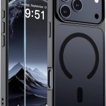 SUPFINE for iPhone 18 Pro Max Case/17 Pro Max Case Black