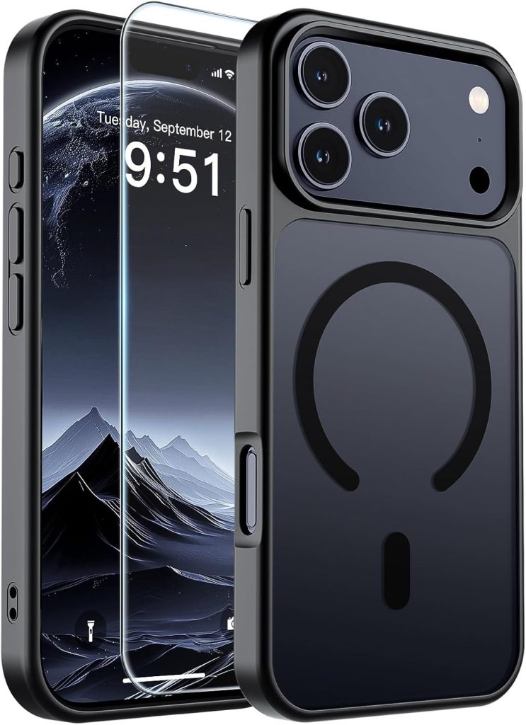 SUPFINE for iPhone 18 Pro Max Case/17 Pro Max Case Black