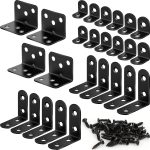 26 Pack L Bracket Corner Brace Kit, 3 Sizes Stainless Steel Corner Bracket