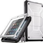 DJ&RPQ Child Adult Friendly with Stand and Screen Protector -for 8in Tablet- Gray