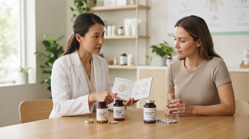 Vitamin B Complex and Magnesium Intake Time Related Image 1