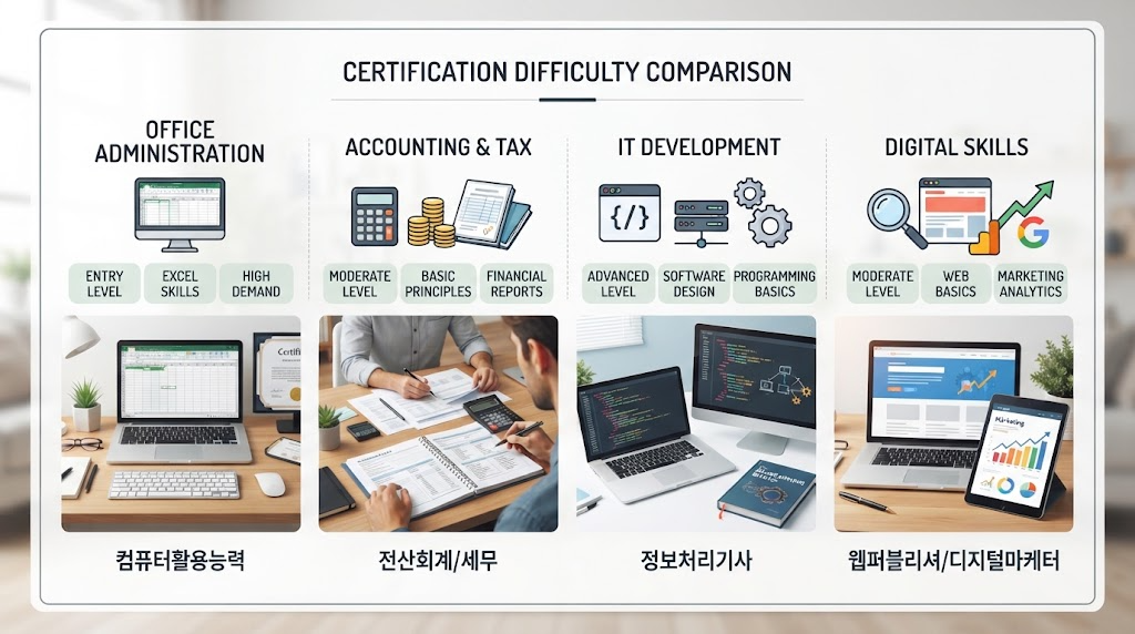 국비지원 자격증 난이도 관련 이미지 2