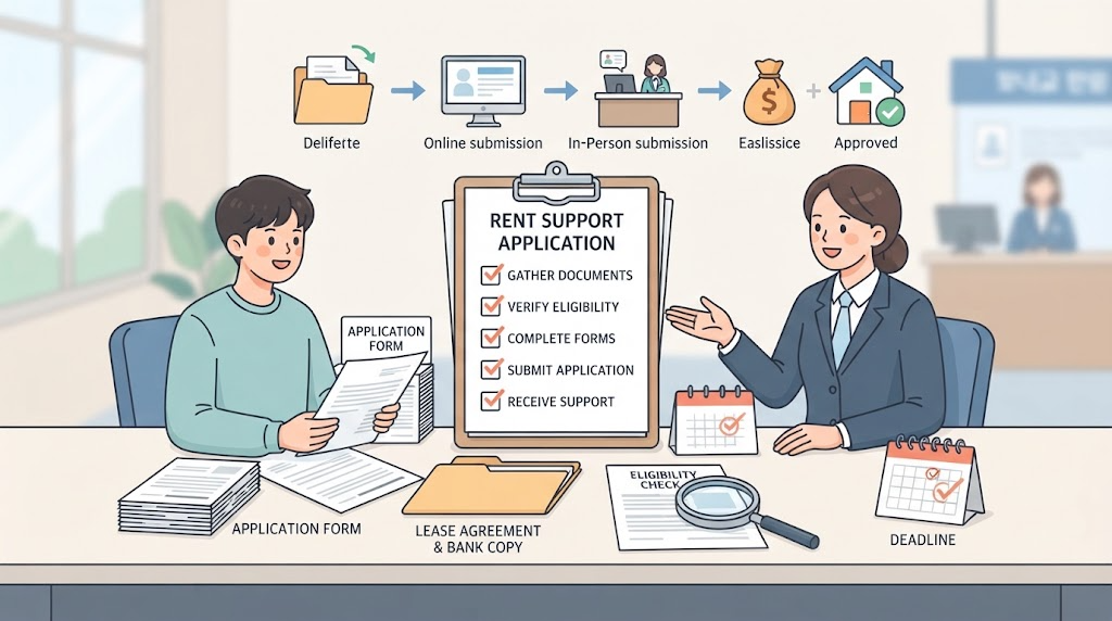 Image 4 related to the youth monthly rent special support application documents