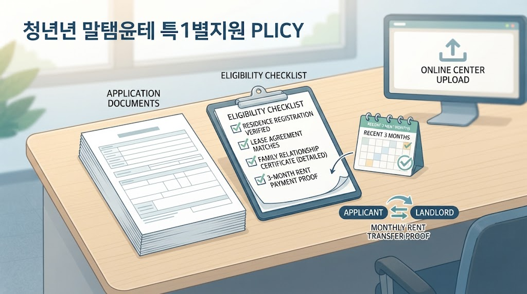 청년월세 특별지원 신청 서류 관련 이미지 4