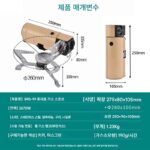 BRS-99 통합 접이식 가스 스토브 야외 휴대용 대용량 화력 방풍 보관 용이 캠핑 피크닉 가스 스토브 - 이미지 4