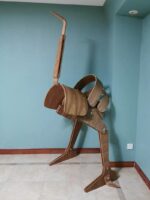 Qiren Design 대형 나무 바닥 의류 매장 카페 쇼케이스 빌라 아트 장식