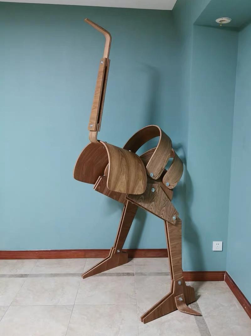 main_18348655483_0-1 Qiren Design 대형 나무 바닥 의류 매장 카페 쇼케이스 빌라 아트 장식 - 이미지 1