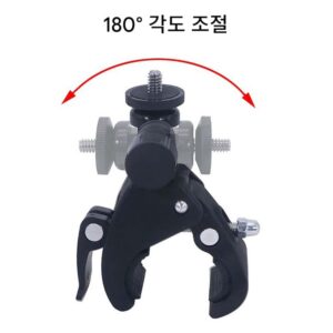GoPro 스포츠 카메라 자전거 브라켓 오토바이 고정 클립 타이어 공기압 모니터 주행 기록기 클램프