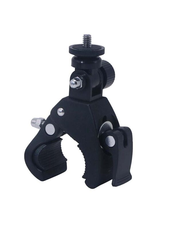 스포츠 카메라 짐벌 브라켓 자전거 클립 360도 회전 고정 클립 자전거 파이프 클램프 강력 클램프