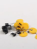 경쟁력 있는 엉킴 방지 낚시 공간 콩 충돌 방지 콩 O자형 다채로운 실리콘 비즈 콩 특별 100세트 대량 액세서리 - 이미지 4