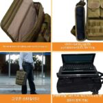 Luyou A44 핸드헬드/싱글 숄더 수직 밀리터리 팬 비즈니스 캐주얼 14/15.6인치 노트북 가방 남성용 숄더백 - 이미지 3
