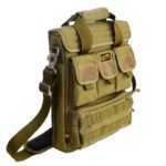 Luyou A44 핸드헬드/싱글 숄더 수직 밀리터리 팬 비즈니스 캐주얼 14/15.6인치 노트북 가방 남성용 숄더백 - 이미지 5