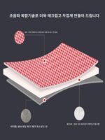 봄철 나들이용 세탁 가능 휴대용 피크닉 매트 야외 방습 매트 해변 매트 특대형 두꺼운 방수 세탁기 세탁 가능 피크닉 매트 - 이미지 3