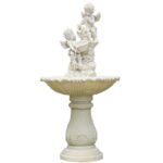 대형 유럽식 분수 거실 조각품 야외 암석 정원 연못 안뜰 수경 정원 장식 바닥 장식품 - 이미지 5