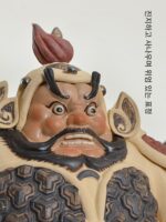 시완 도자기 인형 헝하 두 장군 문 신 집 거실 현관 한자 장식품 이사 선물 - 이미지 3