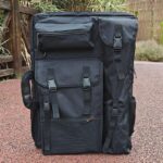 4-오픈 스케치백 아트아트 시험페인터 스페셜 방수다기능 A2 드로잉보드백 숄더 페인팅백 커피컬러 - 이미지 4