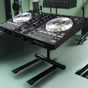 두꺼워진 리프팅 다기능 노트북 스탠드 폴딩 DJ 장비 CD 랙 CD 사운드 카드 랙