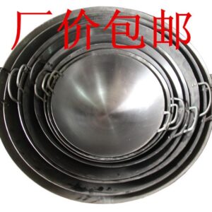 레스토랑 더블 이어 프라이팬 사이드 팬 조리 철판 요리사 스틸 플레이트 프라이팬 공장 가격 직접 판매