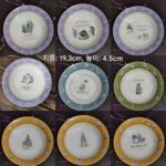 수출용 본차이나 피터래빗 만화 시리즈 본차이나 수프 접시 딥디쉬 전자레인지용