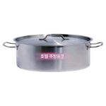 두꺼워진 스테인리스 스틸 복합 바닥 국그릇 전자렌지 가스 범용 대용량 상업용 가정용 냄비 튀김 국그릇 - 이미지 5