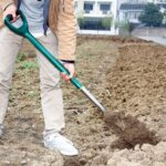 미다스 정원 도구 원예용 스테인리스 삽 야외 삽 삽 지렛대 파기 삽 농업용 파기 - 이미지 4