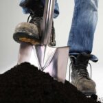 미다스 정원 도구 원예용 스테인리스 삽 야외 삽 삽 지렛대 파기 삽 농업용 파기 - 이미지 5