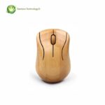 천연 대나무 나무 무선 키보드 및 마우스 수제 대나무 키보드 및 마우스 사무실 세트 항균 디자인 로그 - 이미지 3