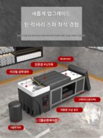 태국 마사지 풋 테라피 샴푸 베드 뷰티 살롱 헤어 살롱 스페셜 헤드 테라피 물 순환 훈증 발 담그기 통합형 발 욕조 - 이미지 3