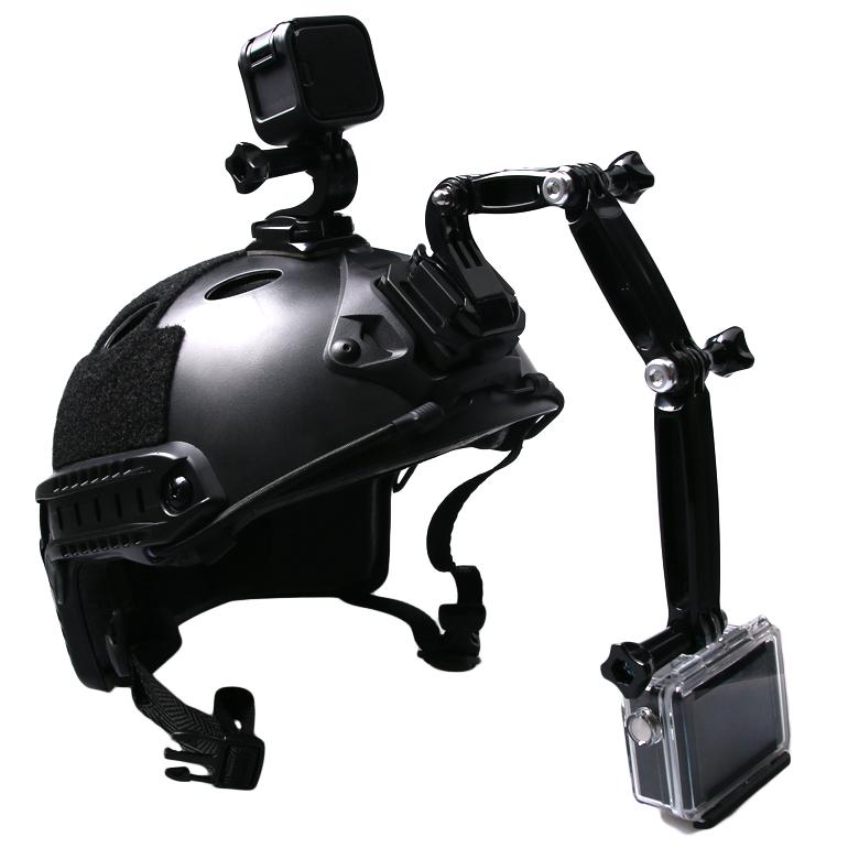 main_536058852546_0 gopro11 헬멧 hero9/10 카메라 모바일 폰 헬멧 브라켓 암벽등반 전술 실시간 얼굴 캡처 애니메이션 - 이미지 1