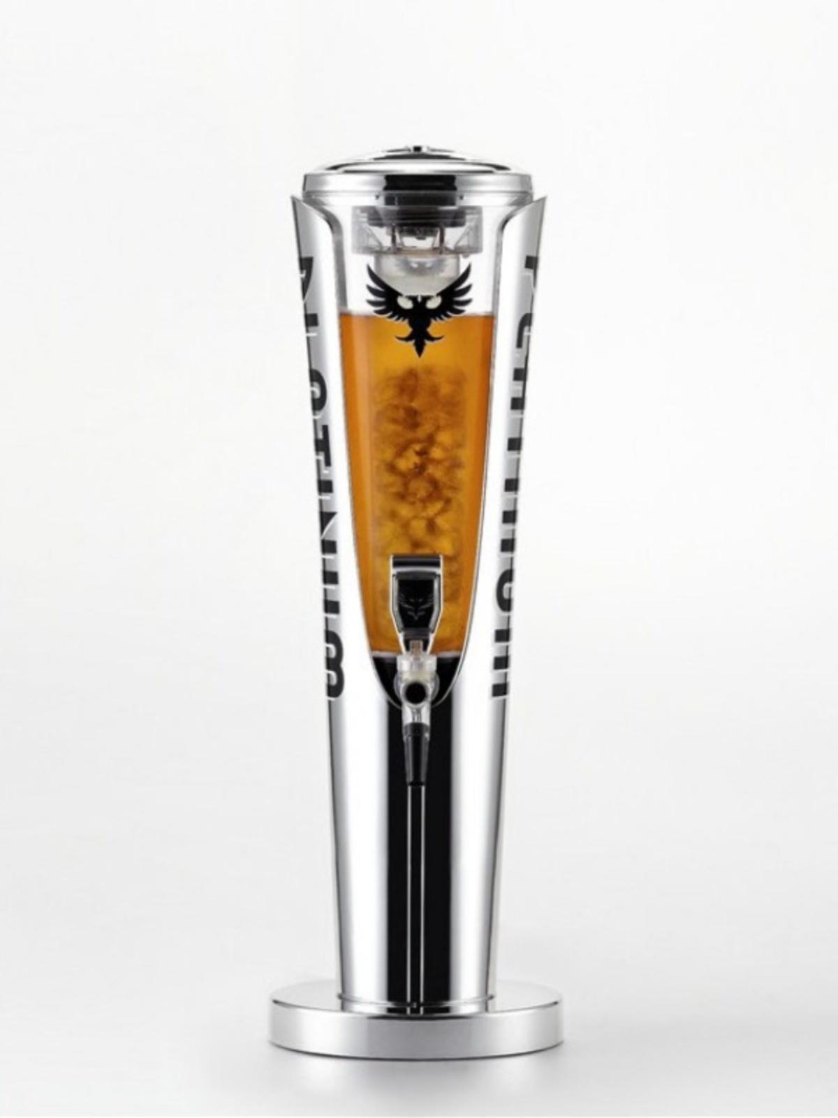 main_538439088354_0-1 인터넷 셀러브리티 1664 와인 칼럼 와인 캐논 스테인리스 스틸 아이시클 크래프트 맥주 통 생맥주 기계 4리터 와인 디스펜서 레스토랑 와인 타워 - 이미지 1