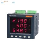 Qingzhi 패널 장착 디지털 미터 ZW3432B 3상 전압 500V 지능형 전력 분배 미터 네트워크 전력 미터 - 이미지 2