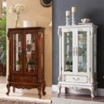 미국식 솔리드 우드 더블 도어 와인 캐비닛 거실 벽 레트로 캐비닛 유리 로우 캐비닛 소형 사이드 캐비닛 티 캐비닛 유럽식 싱글 도어