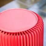 18종이 싱글 마이크로 종이 스툴 의자 디자이너 가구 변형 접이식 스툴 다이닝 의자 크래프트 종이 원형 스툴 높이 42 - 이미지 5