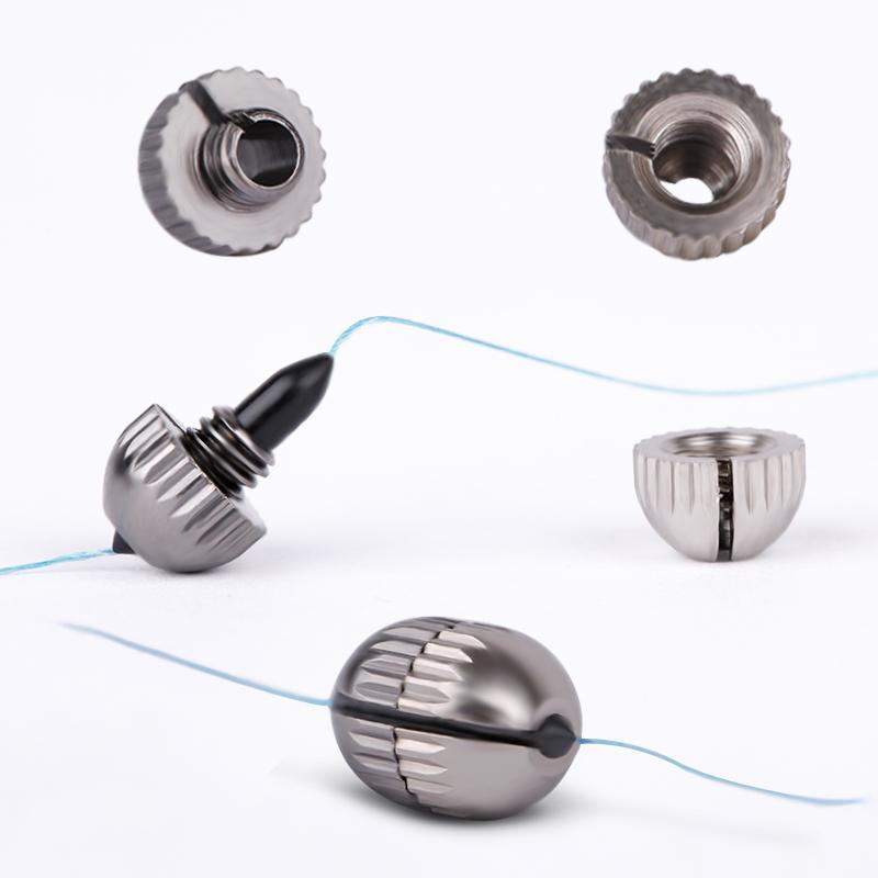 main_547924346430_0-1 오베이스트 스페이스 빈은 라인 실리콘 낚시용품 경쟁용 라운드 리드 싱커 라인 세트 낚시용품을 손상시키지 않습니다. - 이미지 1