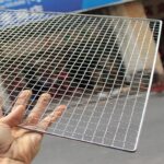 바베큐 메쉬 랙 작은 사각형 와이어 메쉬 바베큐 그물 큰 그릴 도구 바베큐 그릴 그물 - 이미지 4