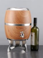 바 맥주통 스테인리스 스틸 생맥주통 신선한 맥주통 생맥주통 레드와인통 이중층 단열 벨트 수도꼭지 - 이미지 4