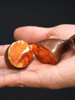 장쩌 구리 영혼 순수 구리 손잡이 조각 솔리드 포춘 백 포춘 백 돈 가방 수집 부 놀이 조각 펜던트 허리 장식품 - 이미지 3