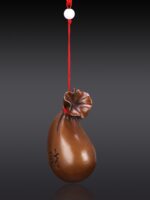 장쩌 구리 영혼 순수 구리 손잡이 조각 솔리드 포춘 백 포춘 백 돈 가방 수집 부 놀이 조각 펜던트 허리 장식품 - 이미지 4