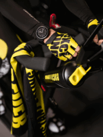 신나는 신나는 피트니스 장갑 여성 및 남성 장비 훈련 두꺼워진 스포츠 반 손가락 사이클링 미끄럼 방지 내마모성 통기성 - 이미지 2