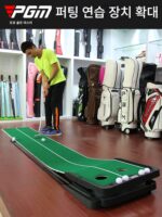PGM 조절식 슬로프 실내 골프 퍼팅 연습기 사무실 홈 시뮬레이션 훈련 홈 그린 블랭킷 - 이미지 5